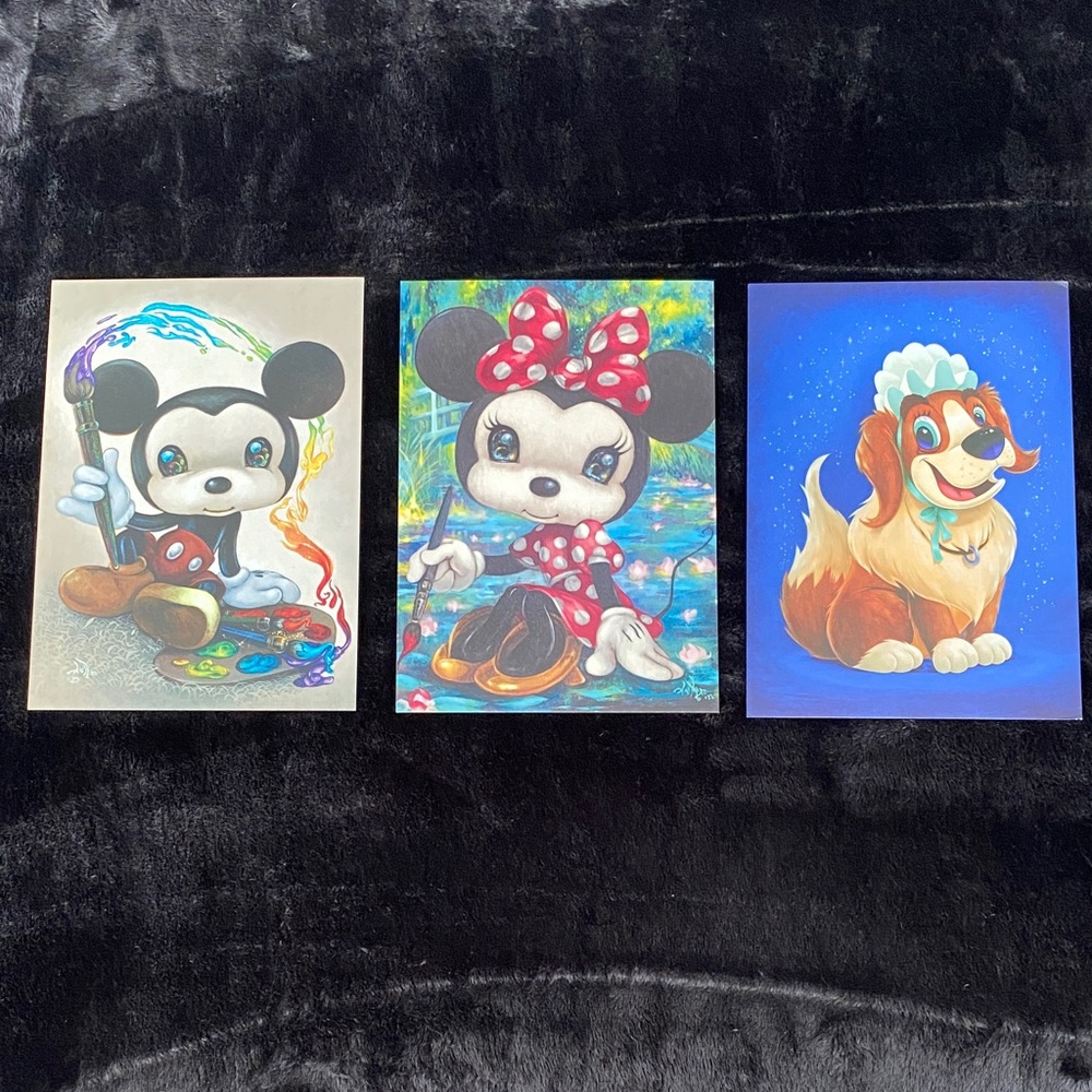 Disney Parks set of 3 Epcot Festival of the arts 5x7 postcard prints